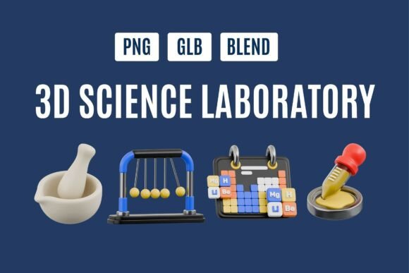 Download Scientific Experiment 3D Set 03 - Premium Resources