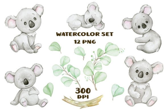 Download Koala Watercolor Clipart, Cute Koala Png - Koala png Collection